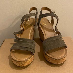 Franco Sarto Crisania Wedge Sandal, Size 7.5